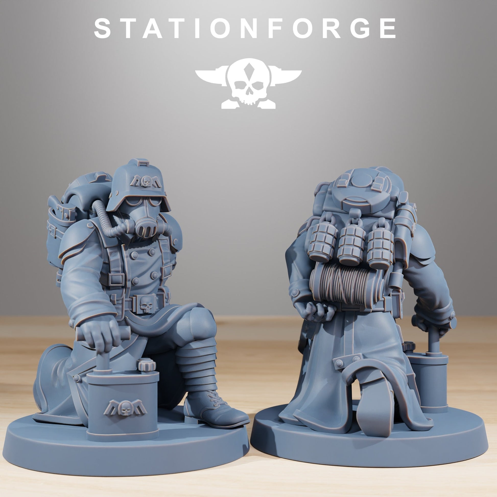 Grim Acolytes - set of 10 (sculpted by Stationforge)