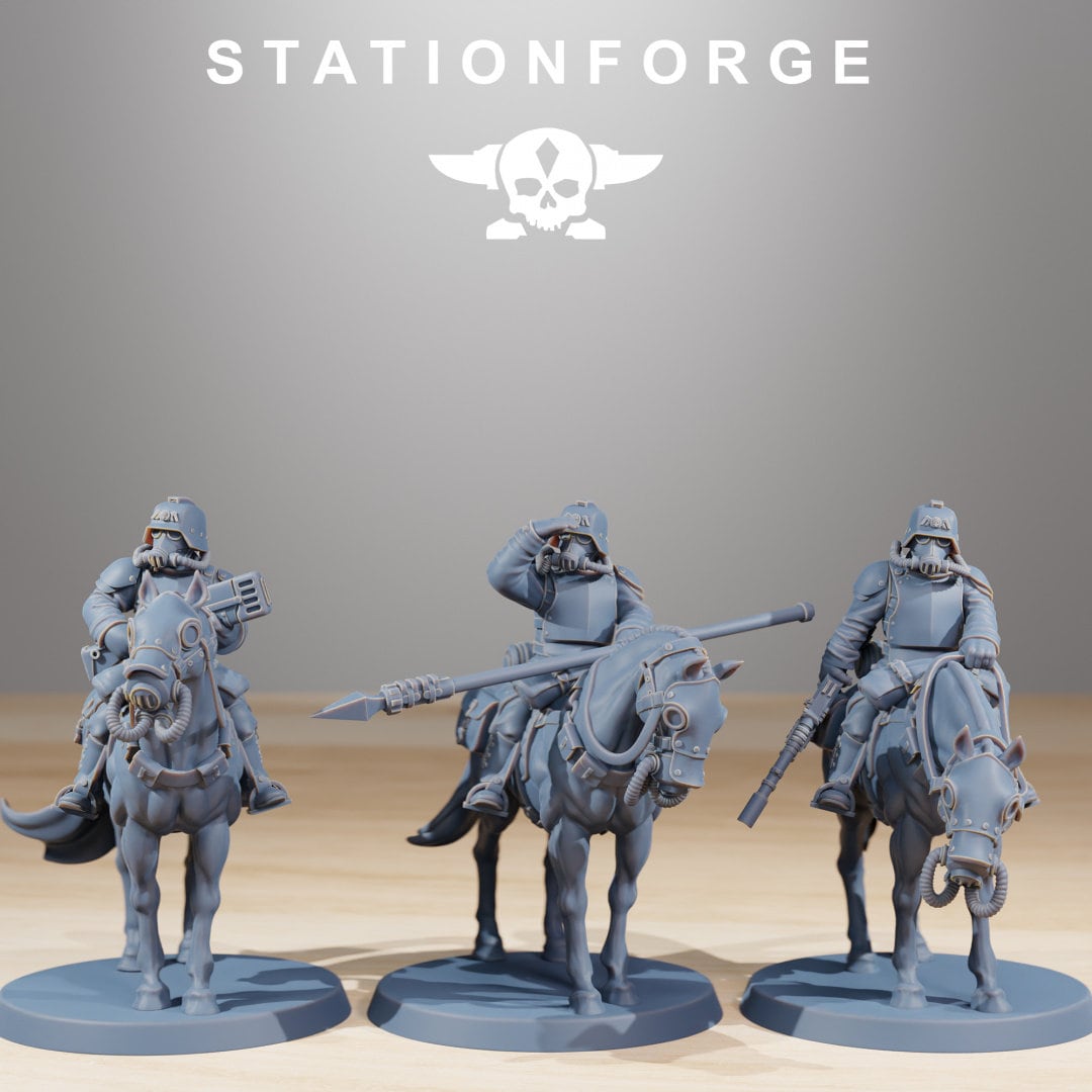 Grim Cavalry - set of 10 (sculpted by Stationforge)