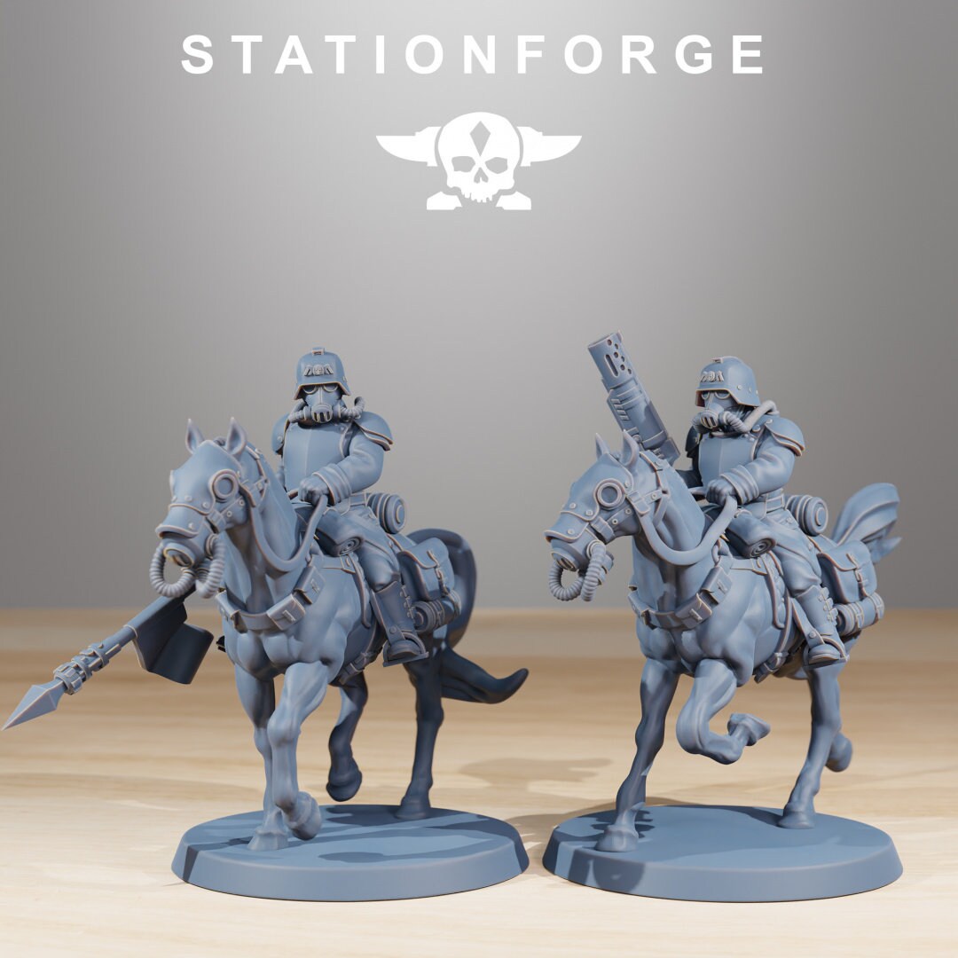 Grim Cavalry - set of 10 (sculpted by Stationforge)