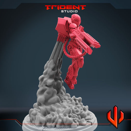 Iron Heart (Fan art sculpted by Trident Studio) (Crisis Protocol Proxy/Alternative)