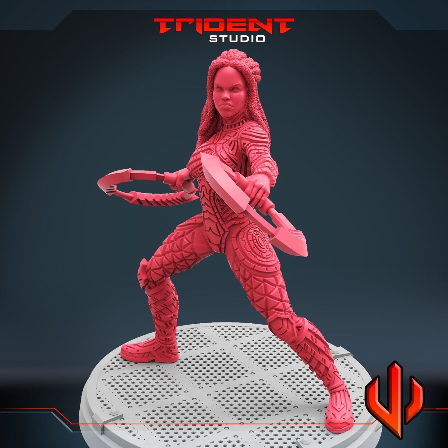 Nakia (Fan art sculpted by Trident Studio) (Crisis Protocol Proxy/Alternative)