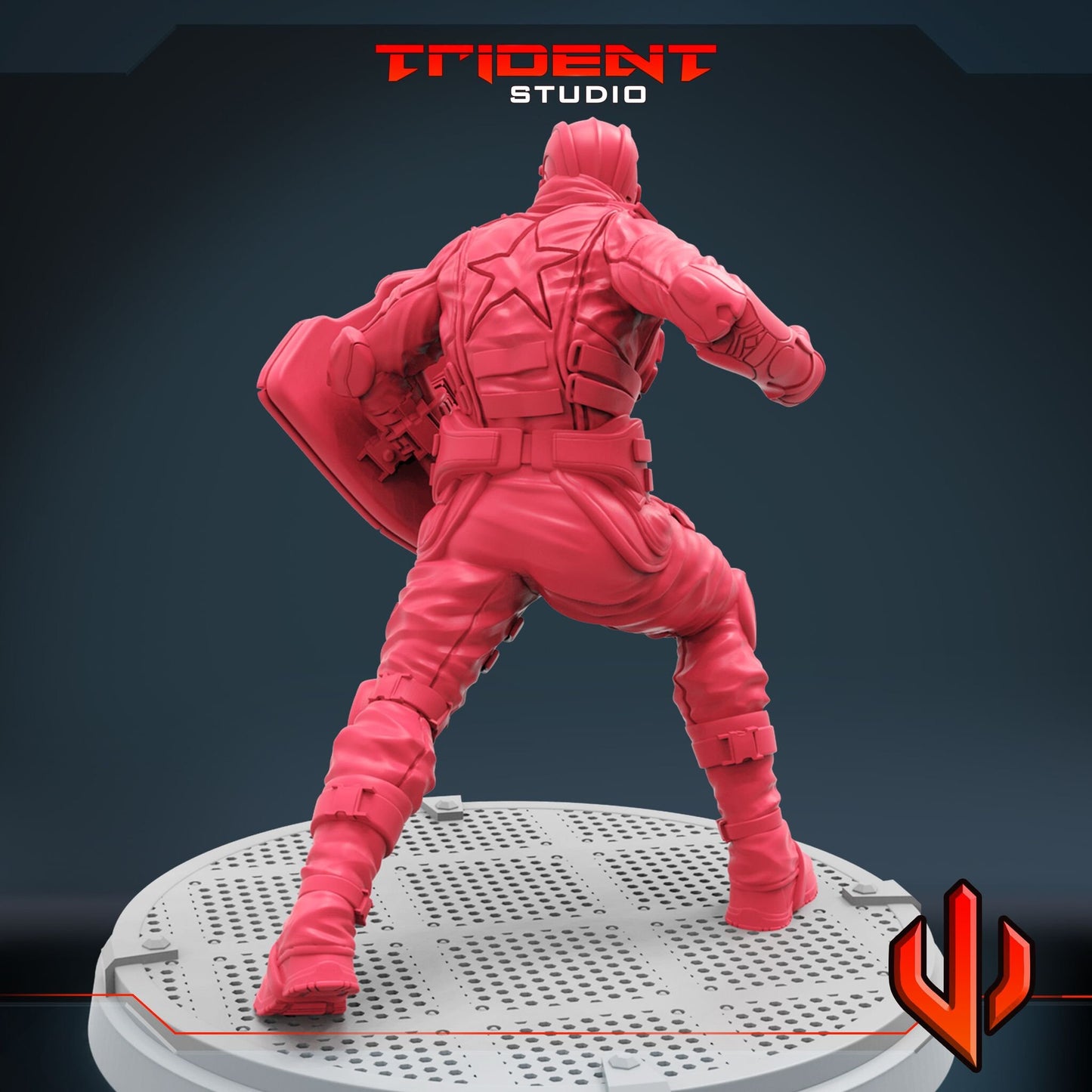 Soldier Boy (Fan art sculpted by Trident Studio) (Crisis Protocol Proxy/Alternative)
