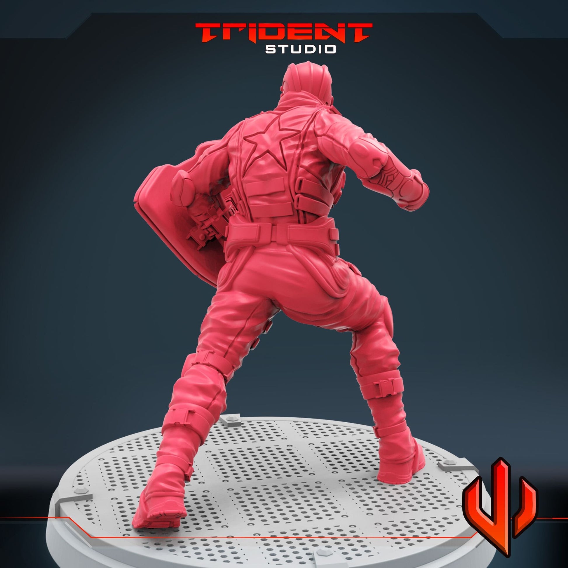 Soldier Boy (Fan art sculpted by Trident Studio) (Crisis Protocol Proxy/Alternative)