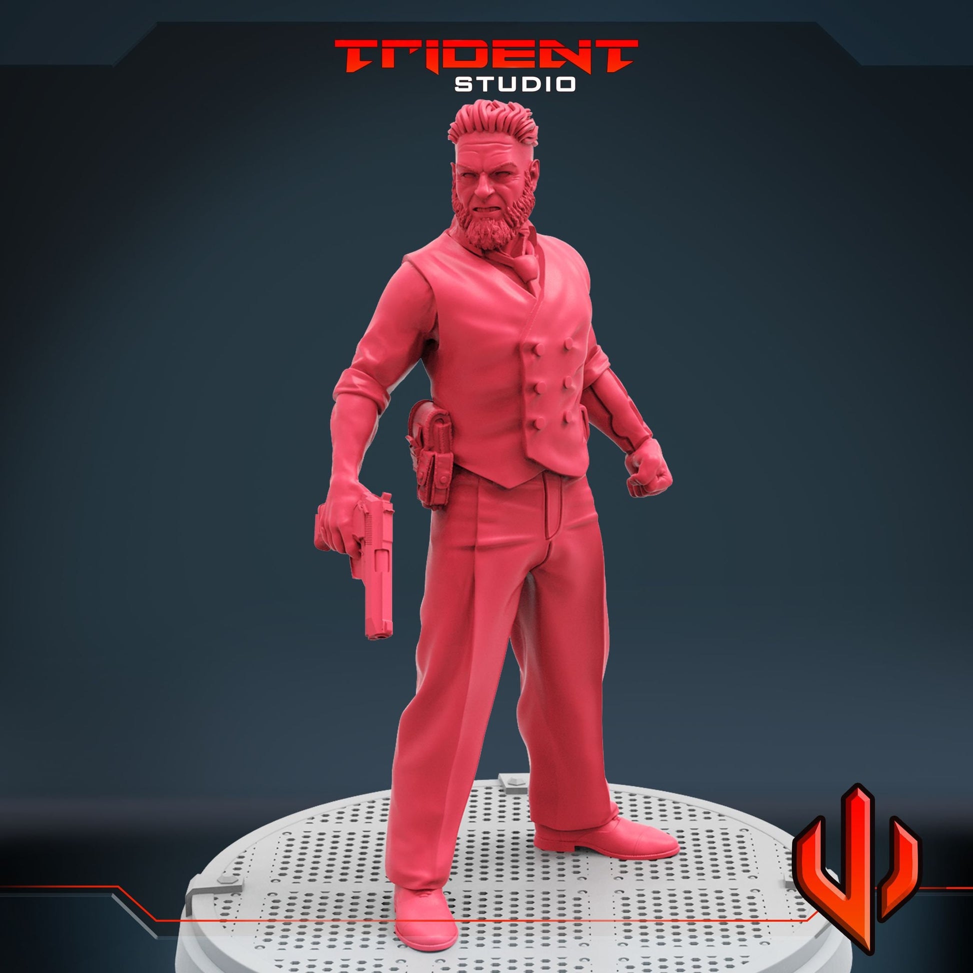 Ulysses Klaw A(Fan art sculpted by Trident Studio) (Crisis Protocol Proxy/Alternative)
