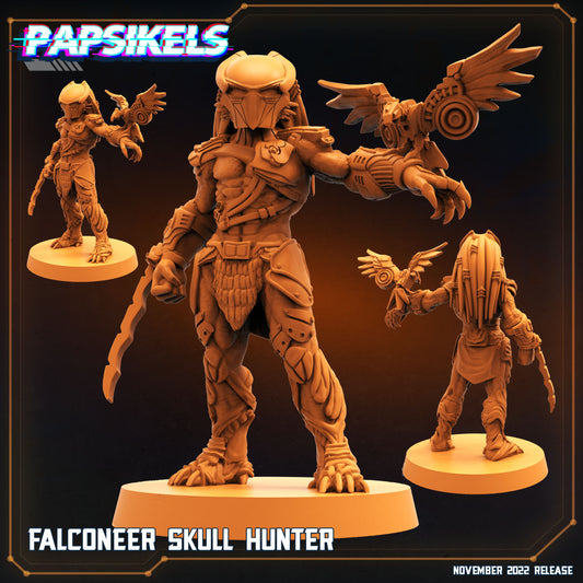 Falconeer Skull Hunter - Predator Fan Art (sculpted by Papsikels)