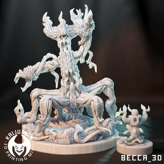 Ghost Ent (and baby) (sculpted by Kaijumon)