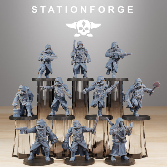 Grim Acolytes - set of 10 (sculpted by Stationforge)
