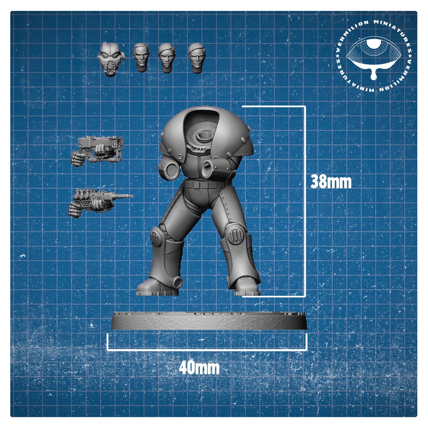 Soldier 2 - Secret Service (Sculpted by Vermillion Miniatures)