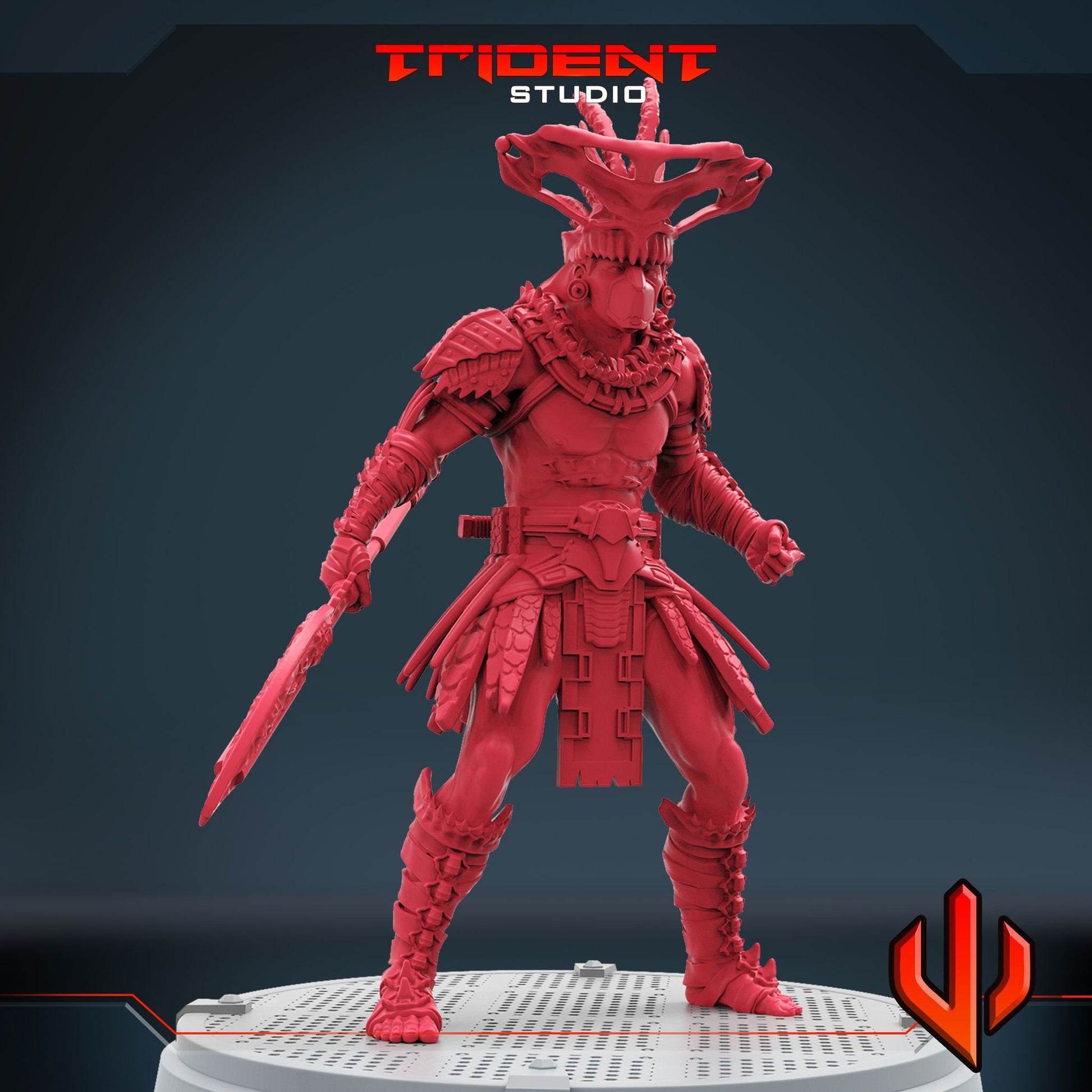 Attuma (Fan art sculpted by Trident Studio) (Crisis Protocol Proxy/Alternative)