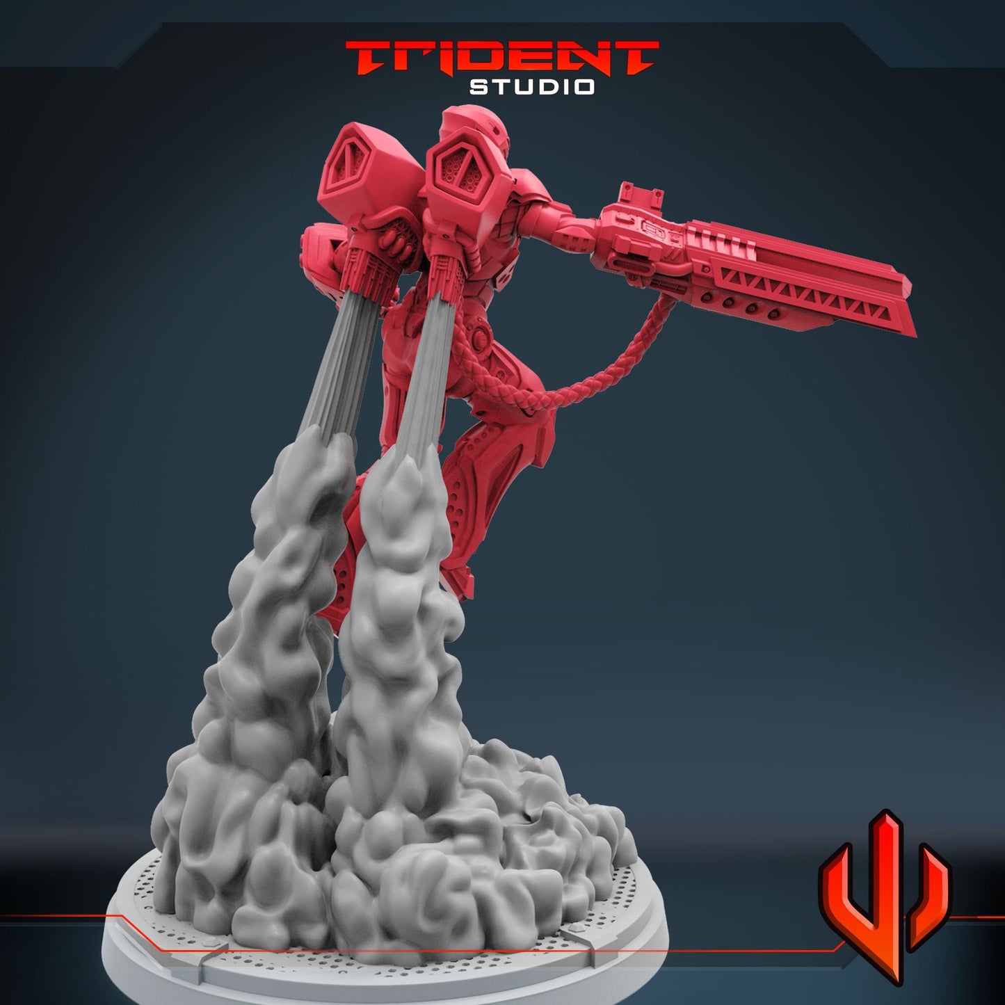 Iron Heart (Fan art sculpted by Trident Studio) (Crisis Protocol Proxy/Alternative)