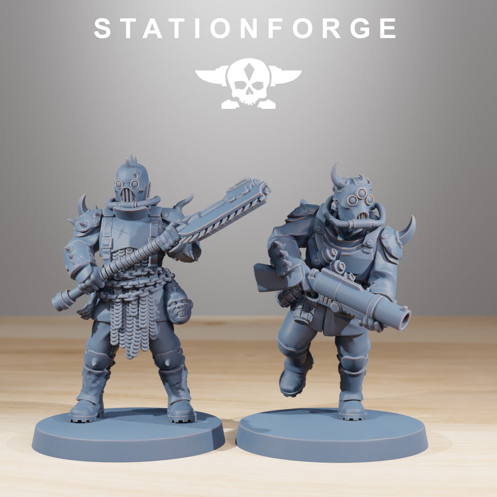 Corrupted Guard Forsaken - set of 12 (with Mutant option) (sculpted by Stationforge)