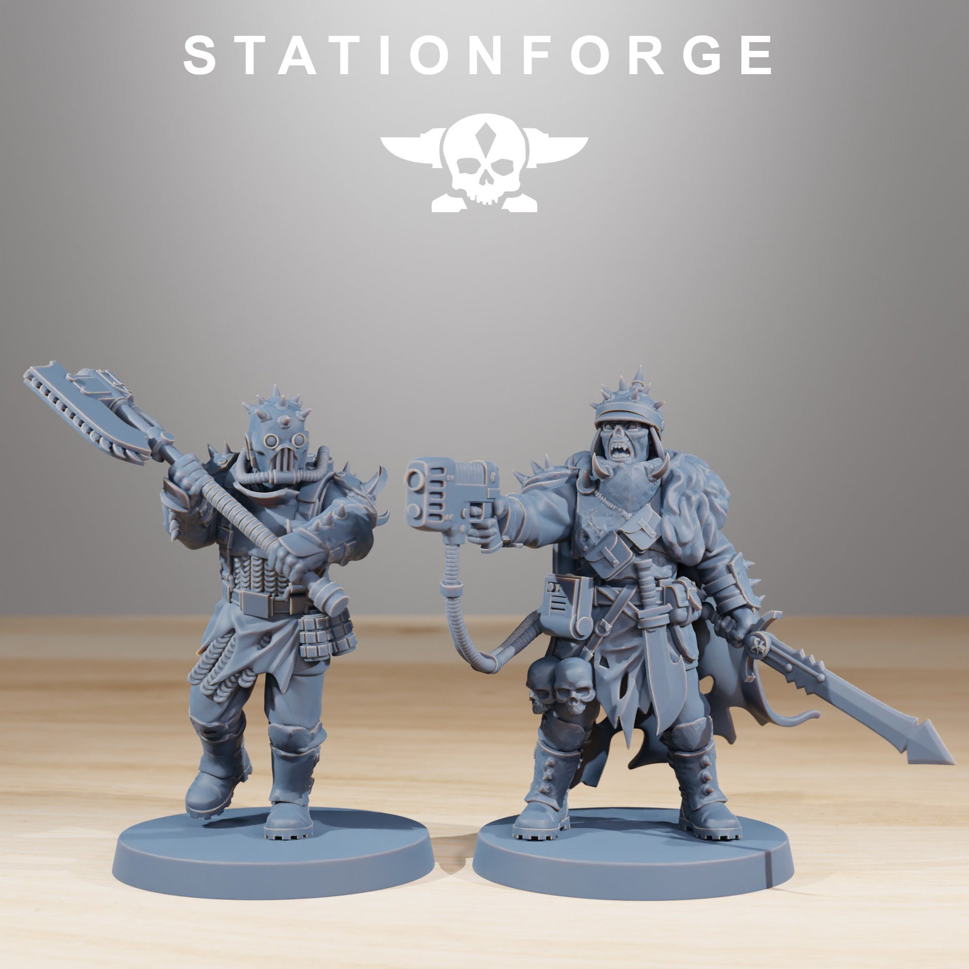 Corrupted Guard Forsaken - set of 12 (with Mutant option) (sculpted by Stationforge)