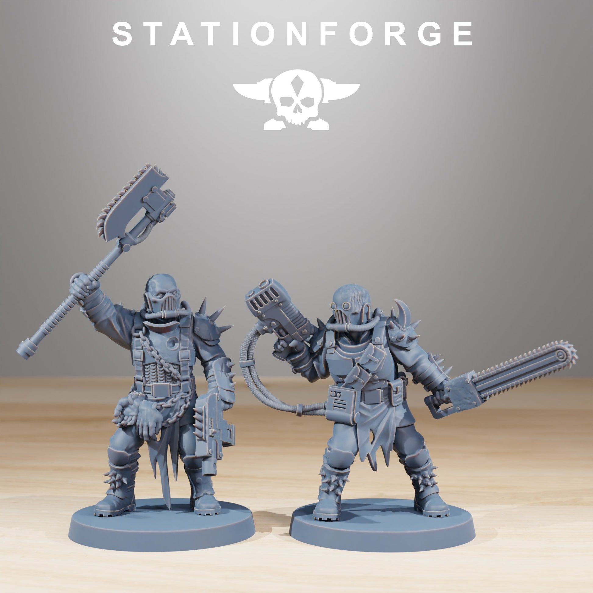 Corrupted Guard Forsaken - set of 12 (with Mutant option) (sculpted by Stationforge)