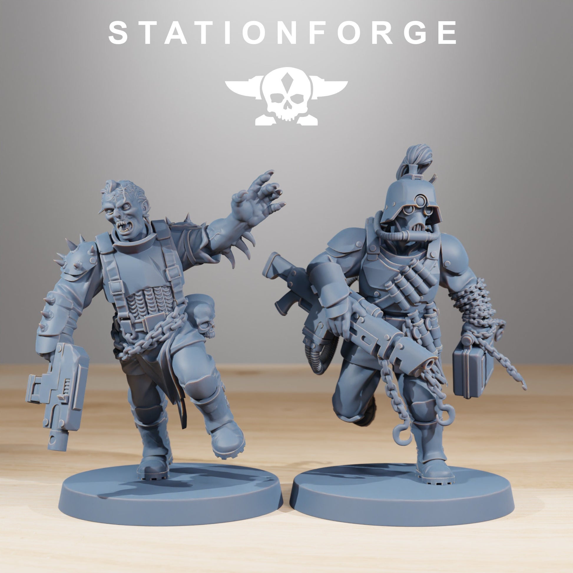 Corrupted Guard Forsaken - set of 12 (with Mutant option) (sculpted by Stationforge)