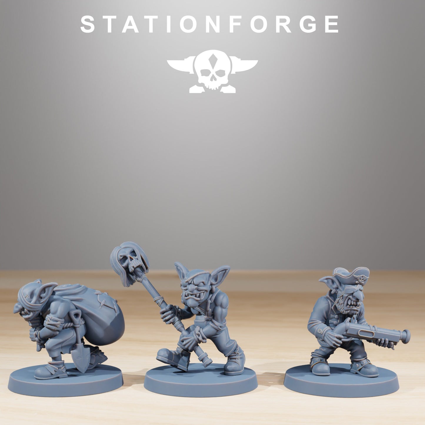 Goblin Pirates - set of 20 (sculpted by Stationforge)