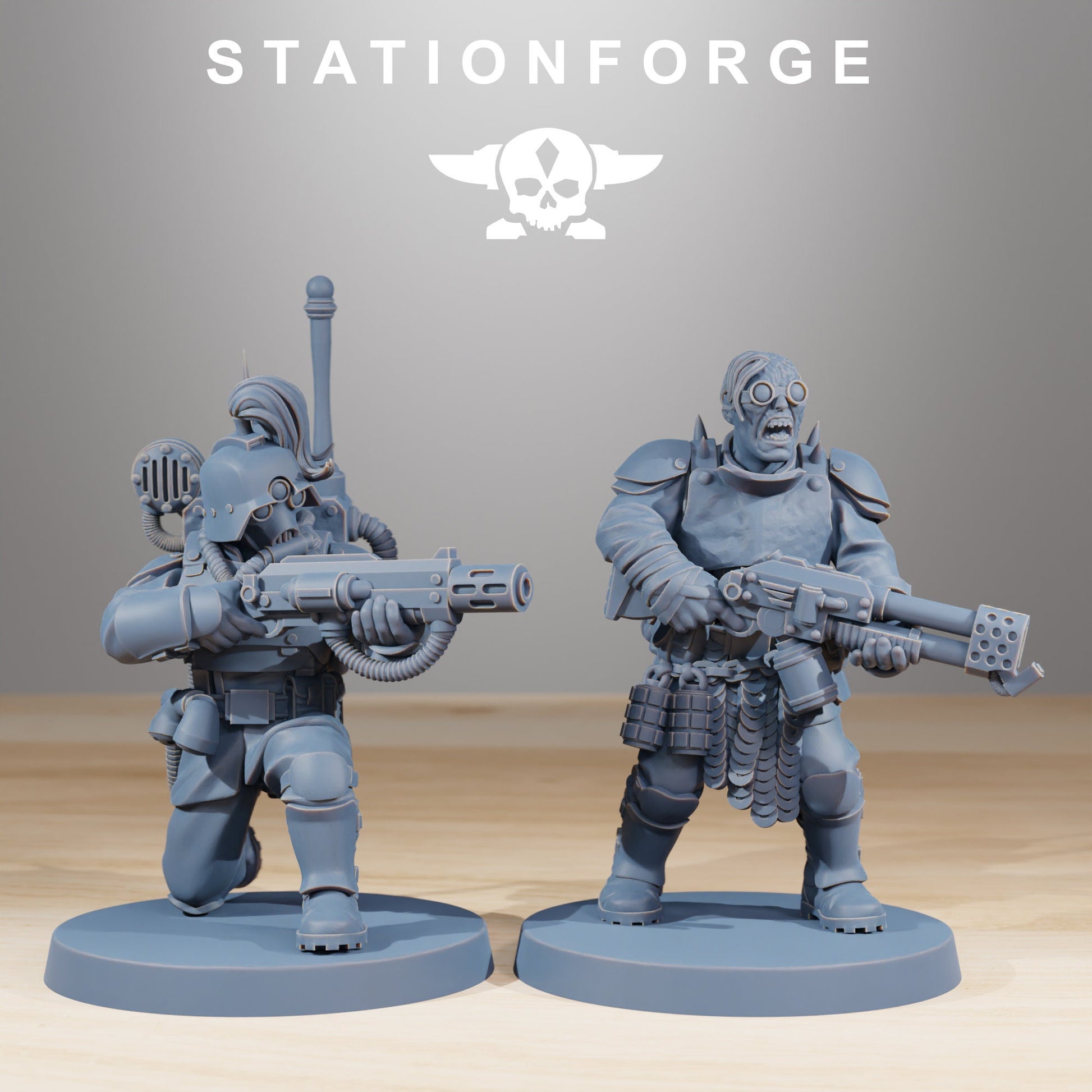 Corrupted Guard Forsaken - set of 12 (with Mutant option) (sculpted by Stationforge)