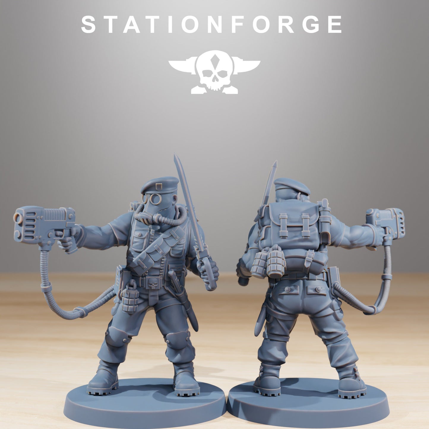 Grim Jungle Fighters - set of 10 (sculpted by Stationforge)