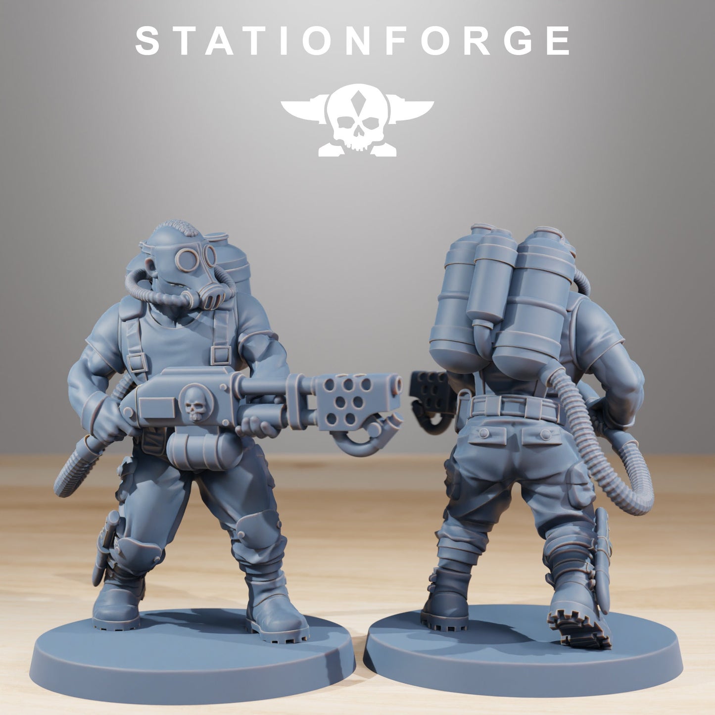 Grim Jungle Fighters - set of 10 (sculpted by Stationforge)