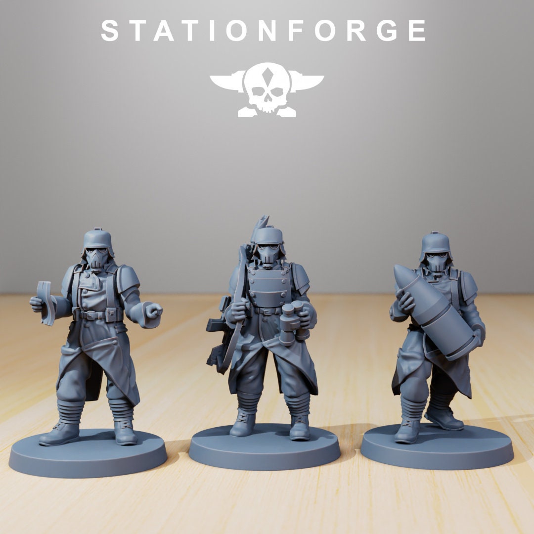 Grim Guard Artillery (sculpted by Stationforge)