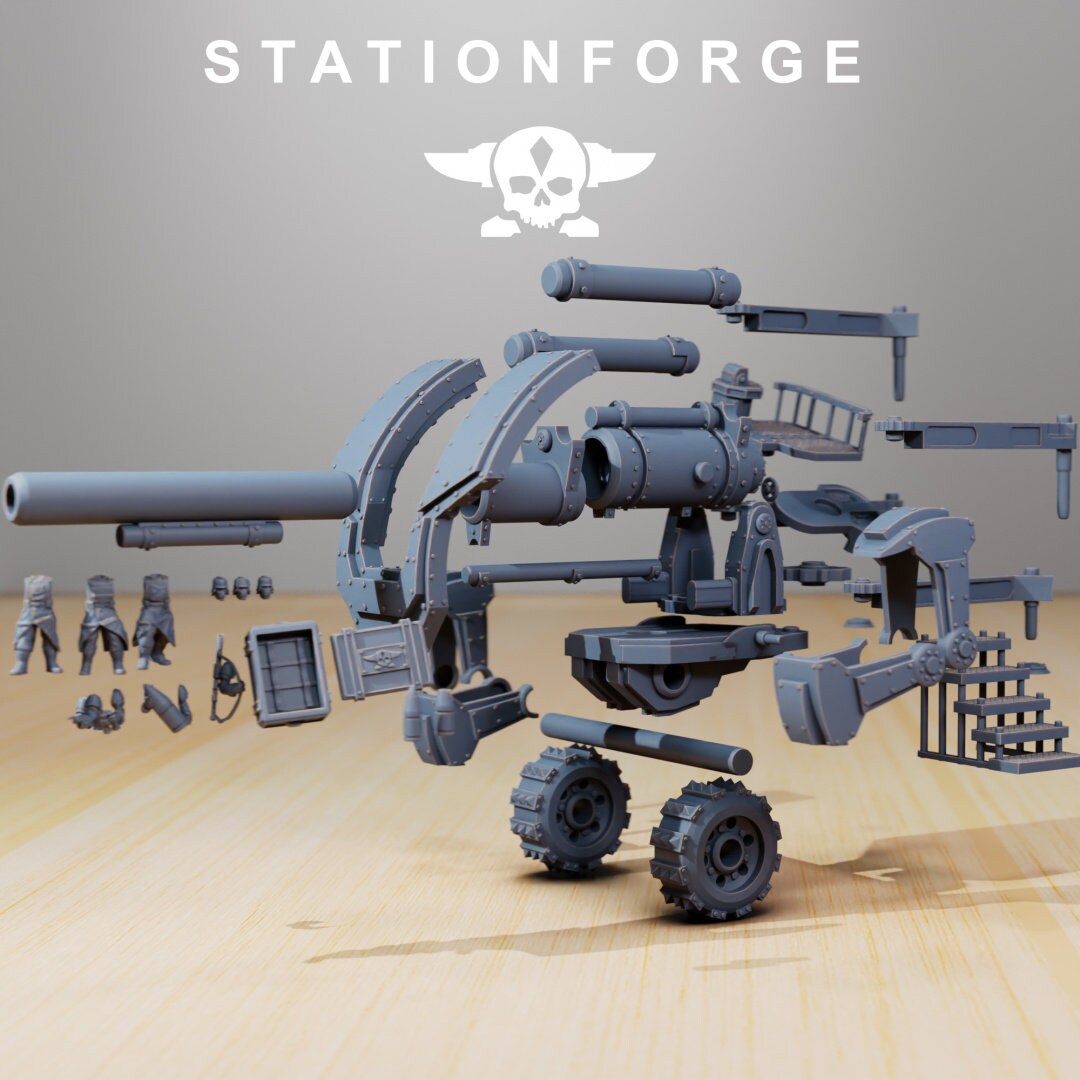 Grim Guard Artillery (sculpted by Stationforge)