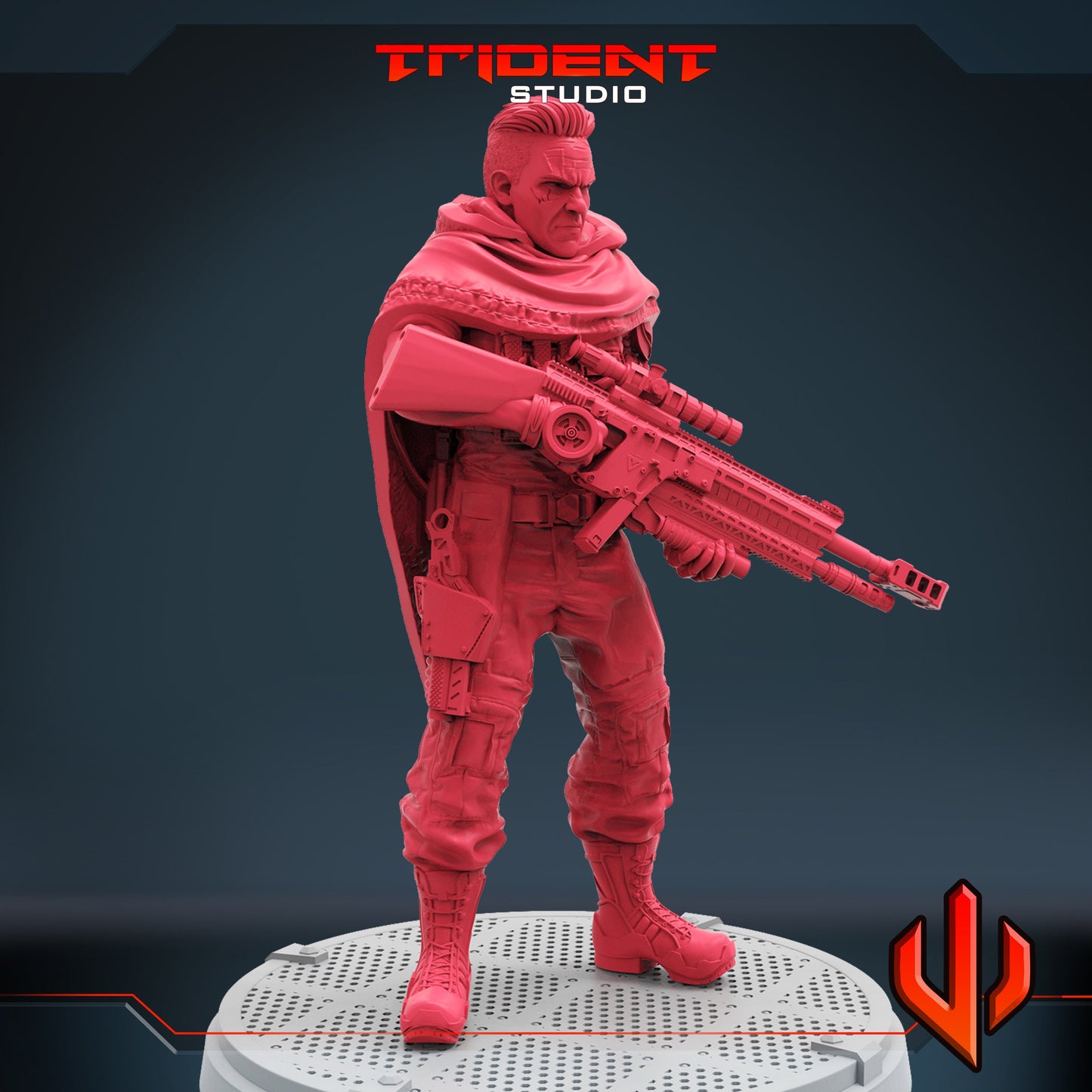 Cable A (Fan art sculpted by Trident Studio) (Crisis Protocol Proxy/Alternative)