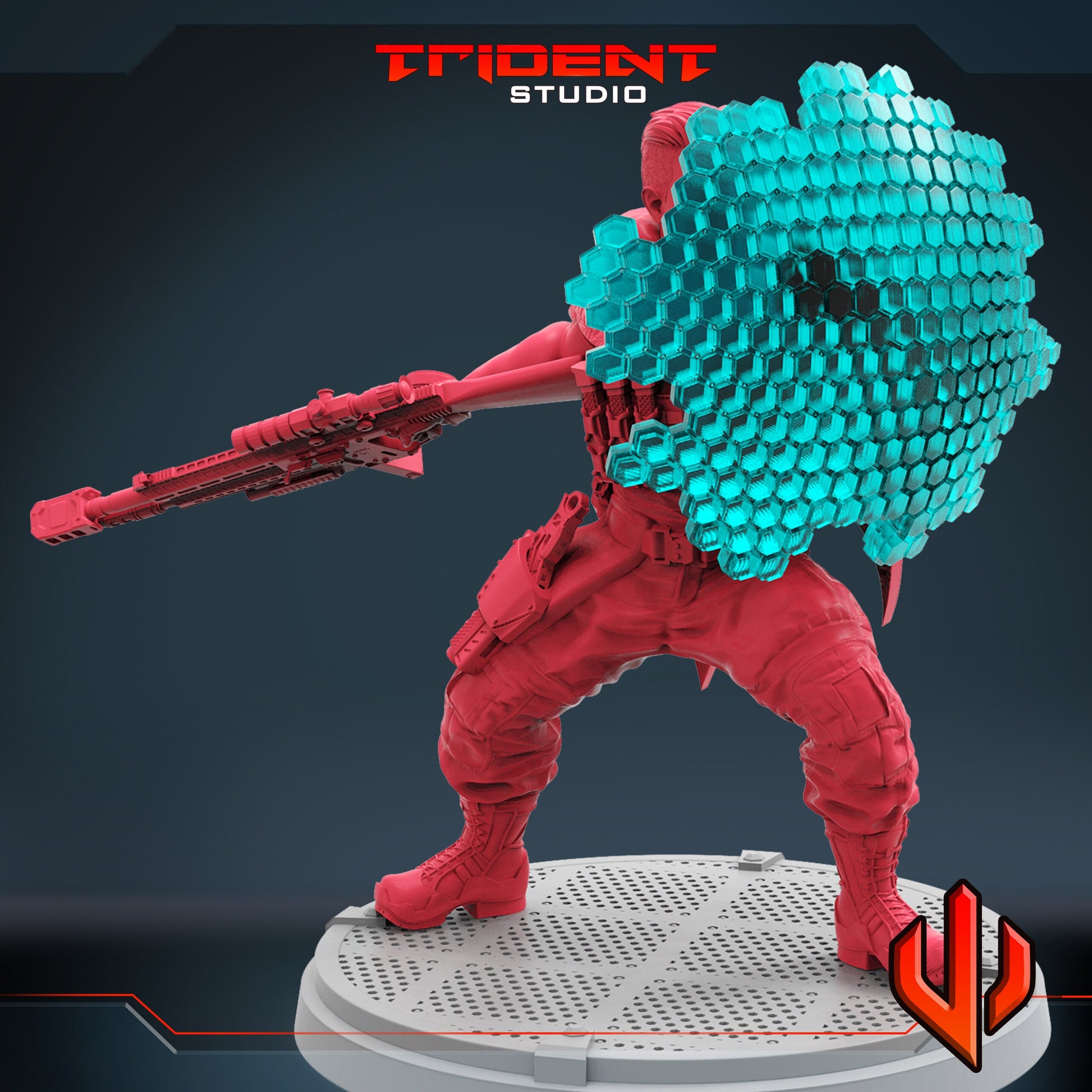 Cable B (Fan art sculpted by Trident Studio) (Crisis Protocol Proxy/Alternative)