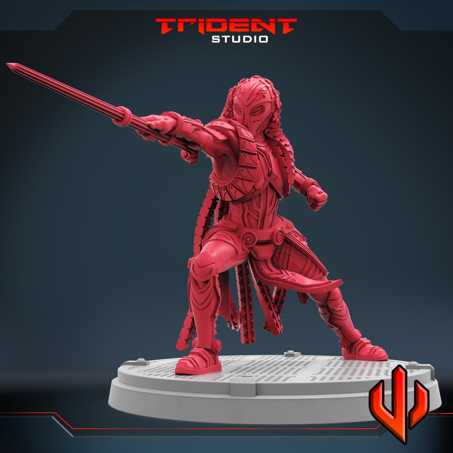 Midnight Angel B (Fan art sculpted by Trident Studio) (Crisis Protocol Proxy/Alternative)