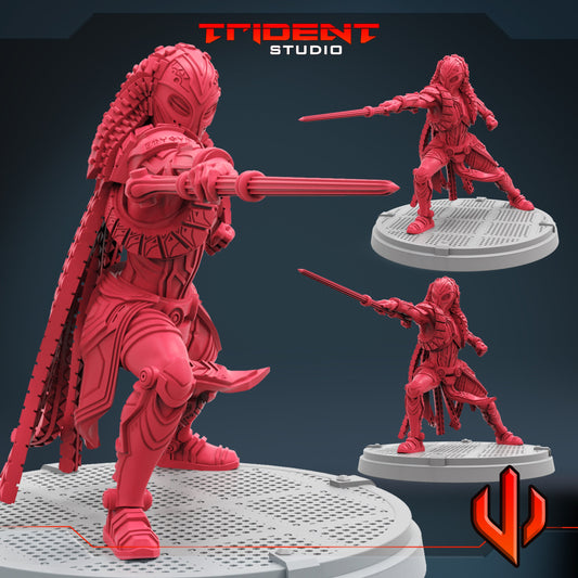 Midnight Angel B (Fan art sculpted by Trident Studio) (Crisis Protocol Proxy/Alternative)