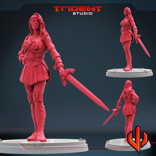 Queen Maeva (Fan art sculpted by Trident Studio) (Crisis Protocol Proxy/Alternative)