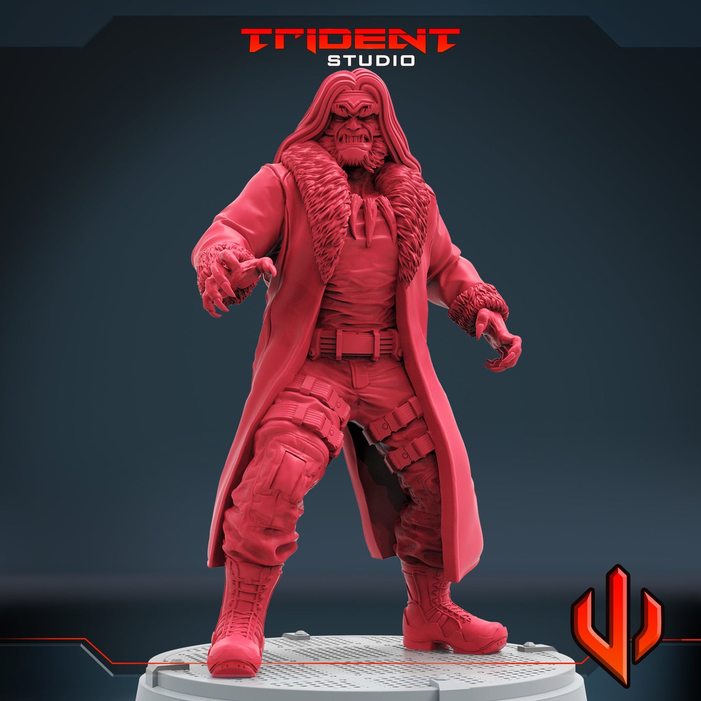 Sabretooth (Fan art sculpted by Trident Studio) (Crisis Protocol Proxy/Alternative)