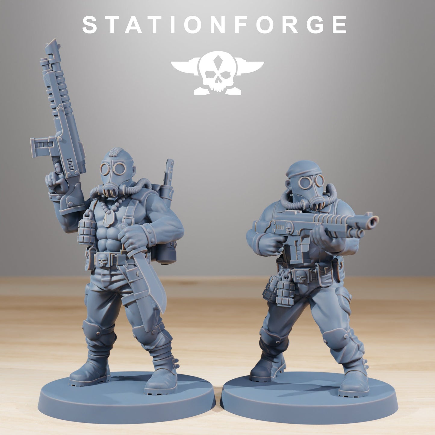 Grim Jungle Fighters - set of 10 (sculpted by Stationforge)