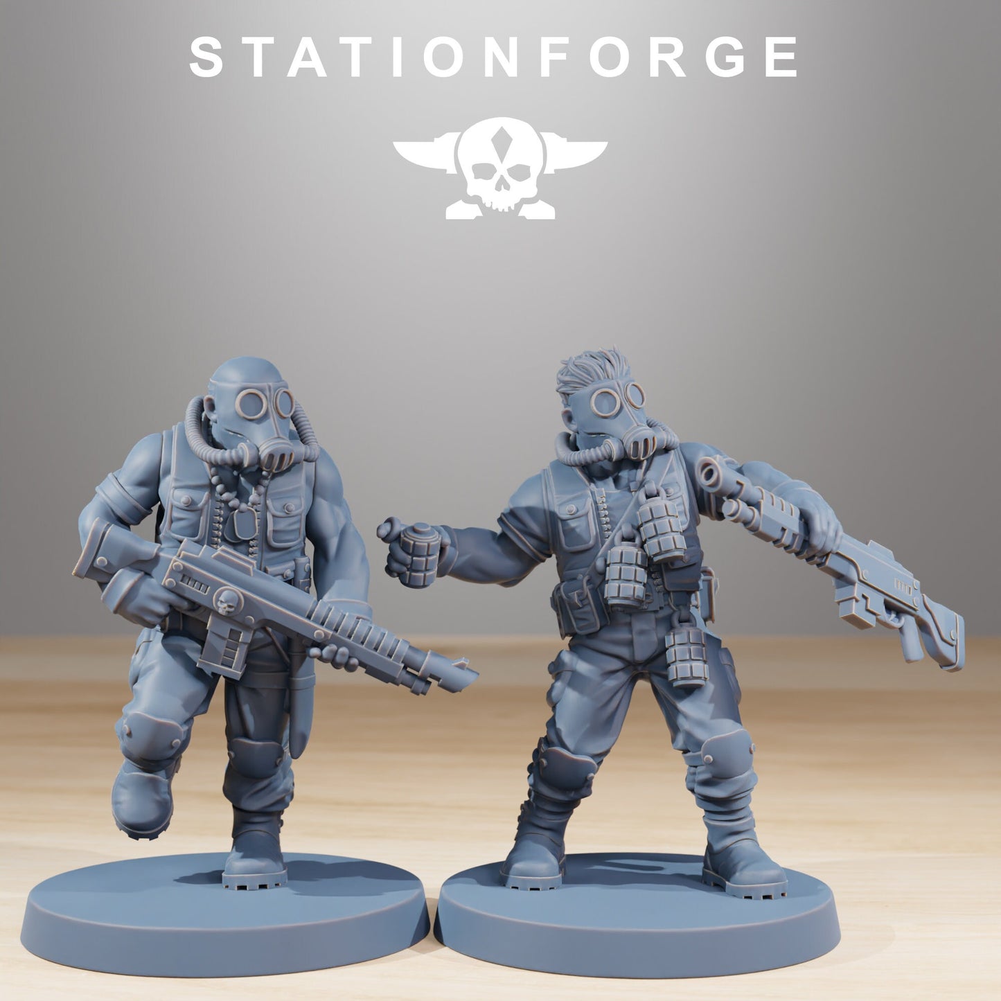 Grim Jungle Fighters - set of 10 (sculpted by Stationforge)