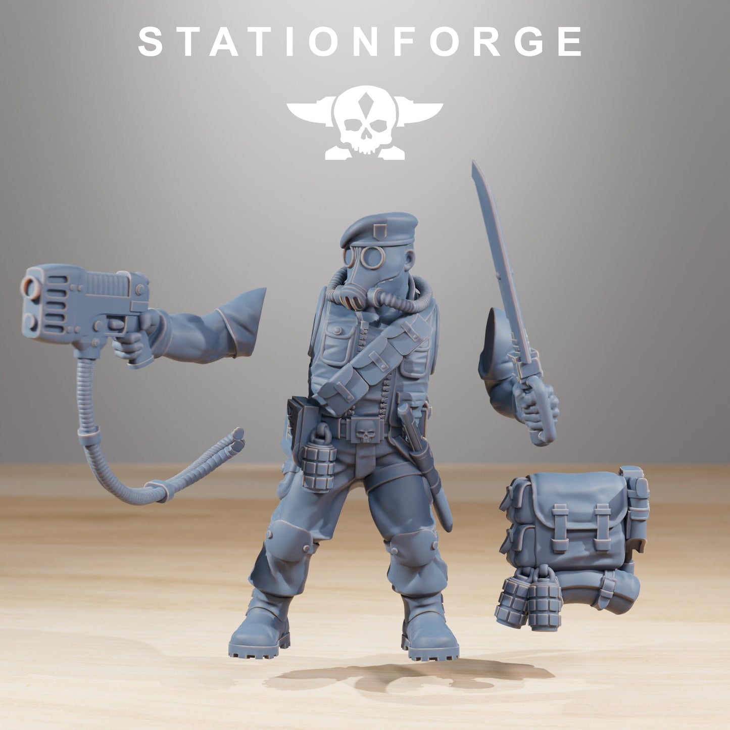 Grim Jungle Fighters - set of 10 (sculpted by Stationforge)