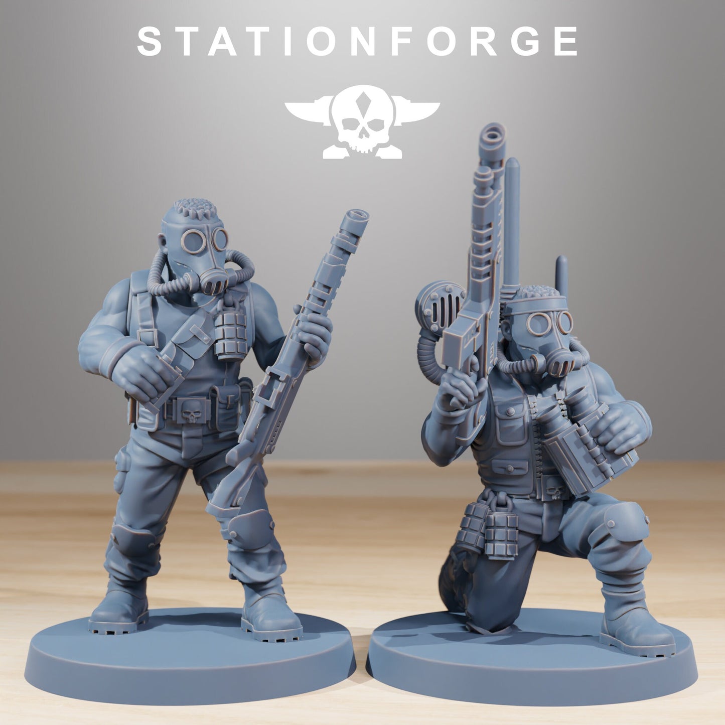 Grim Jungle Fighters - set of 10 (sculpted by Stationforge)