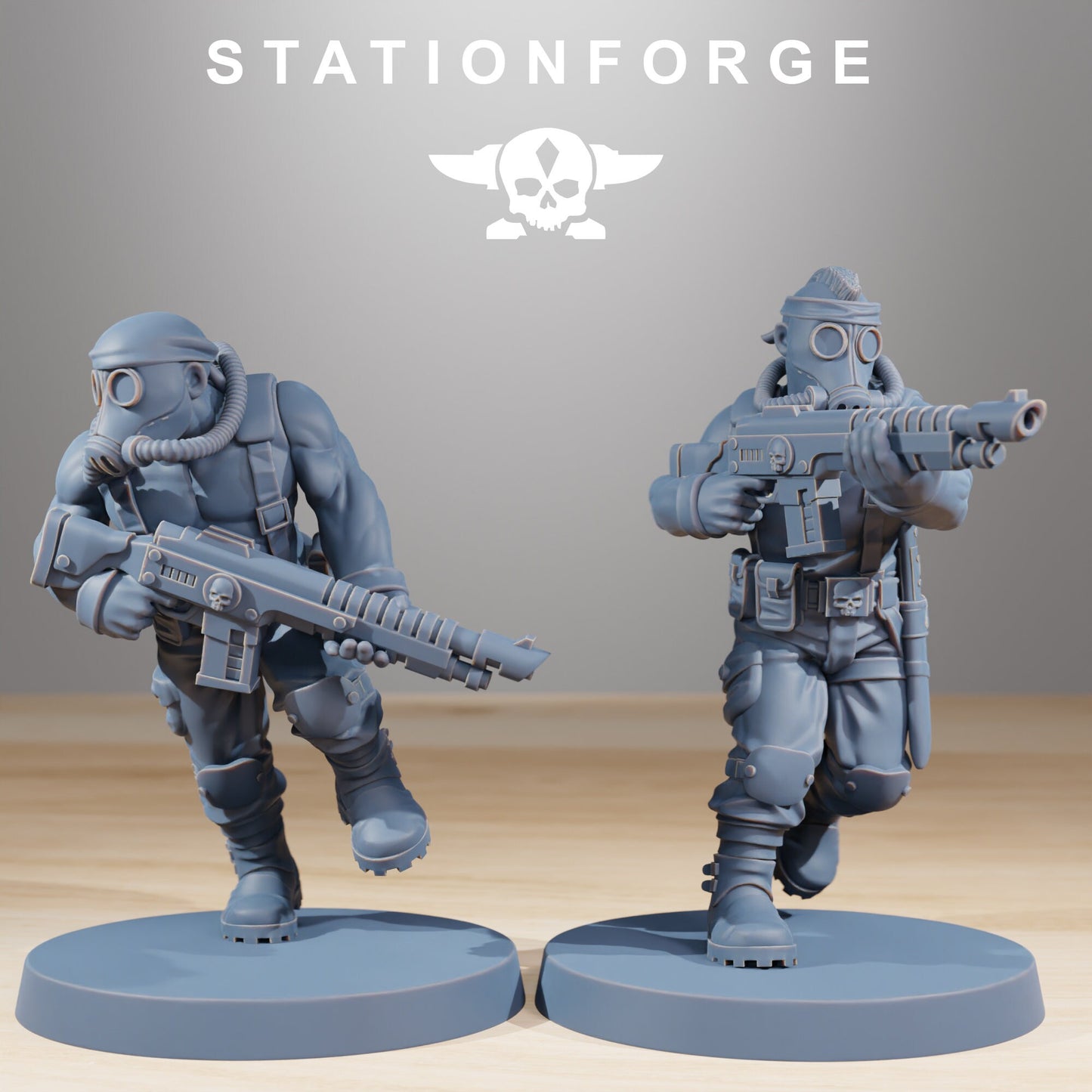 Grim Jungle Fighters - set of 10 (sculpted by Stationforge)