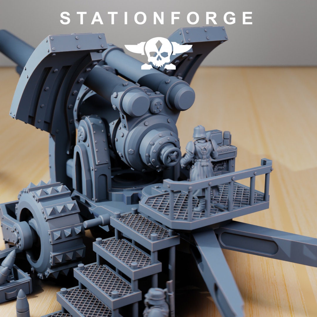 Grim Guard Artillery (sculpted by Stationforge)