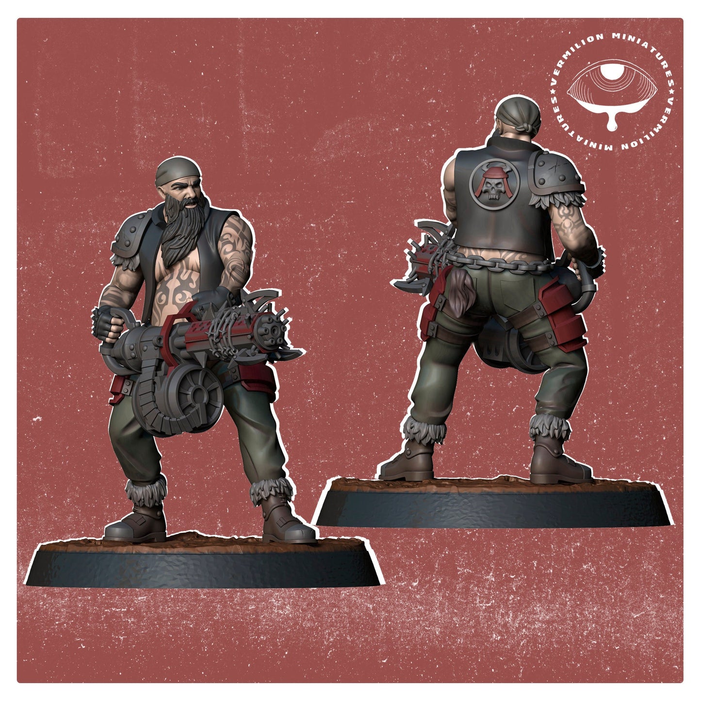 Raider 4 - Red Rock Raiders (Sculpted by Vermillion Miniatures)