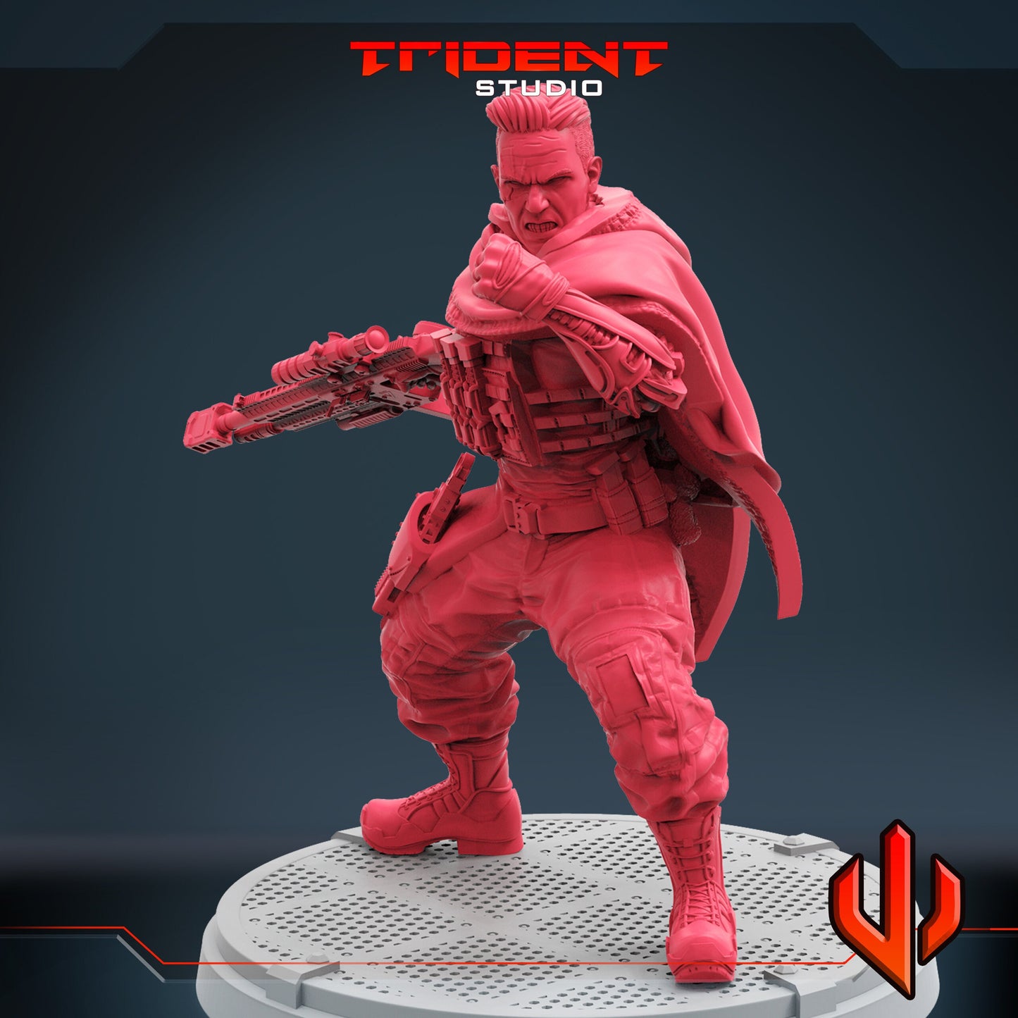 Cable B (Fan art sculpted by Trident Studio) (Crisis Protocol Proxy/Alternative)