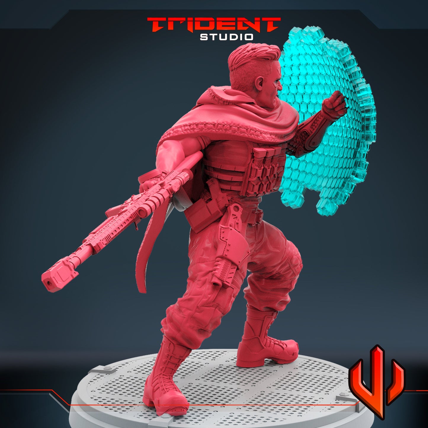 Cable B (Fan art sculpted by Trident Studio) (Crisis Protocol Proxy/Alternative)