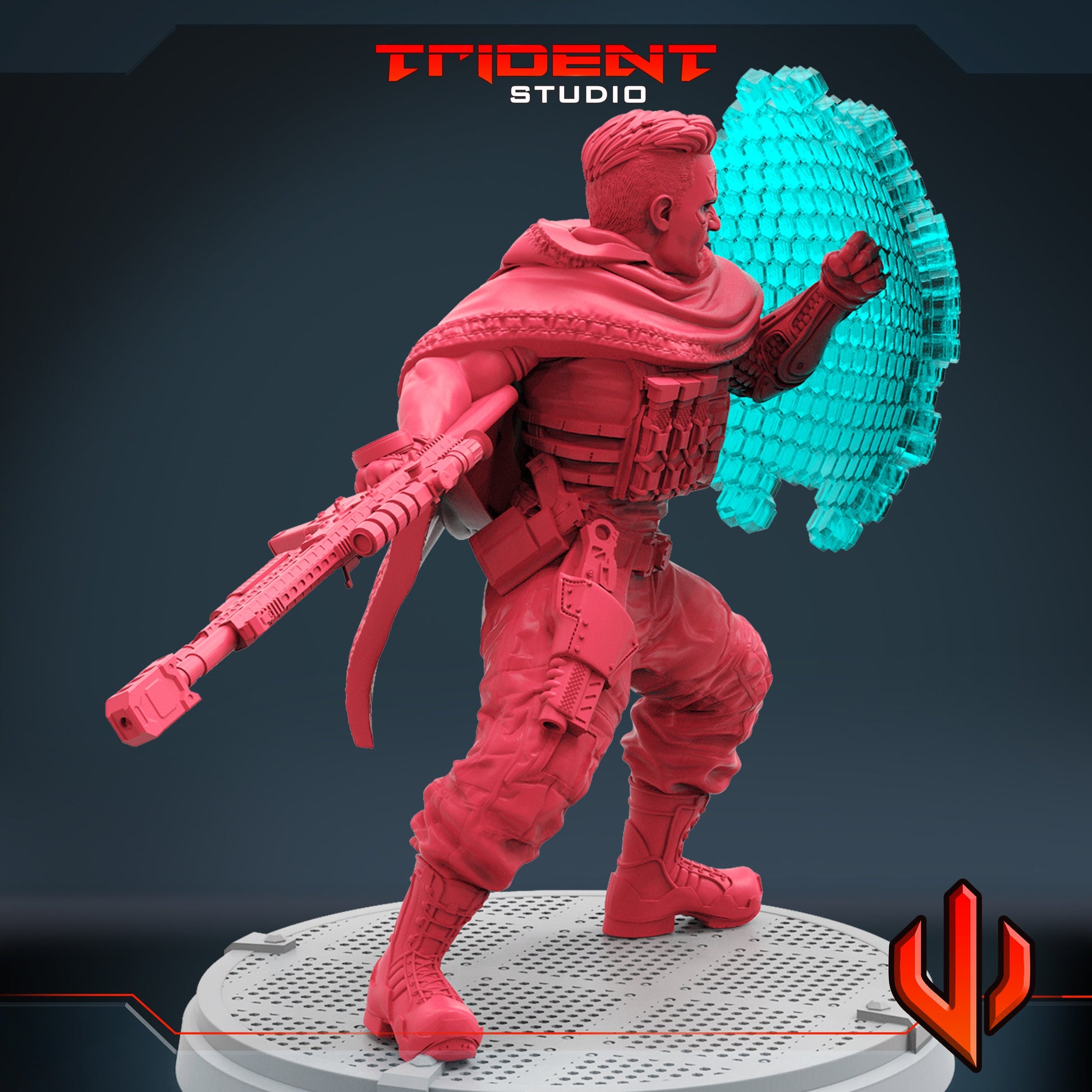 Cable B (Fan art sculpted by Trident Studio) (Crisis Protocol Proxy/Alternative)