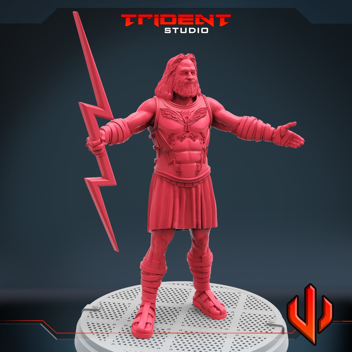 Zeus (Fan art sculpted by Trident Studio) (Crisis Protocol Proxy/Alternative)