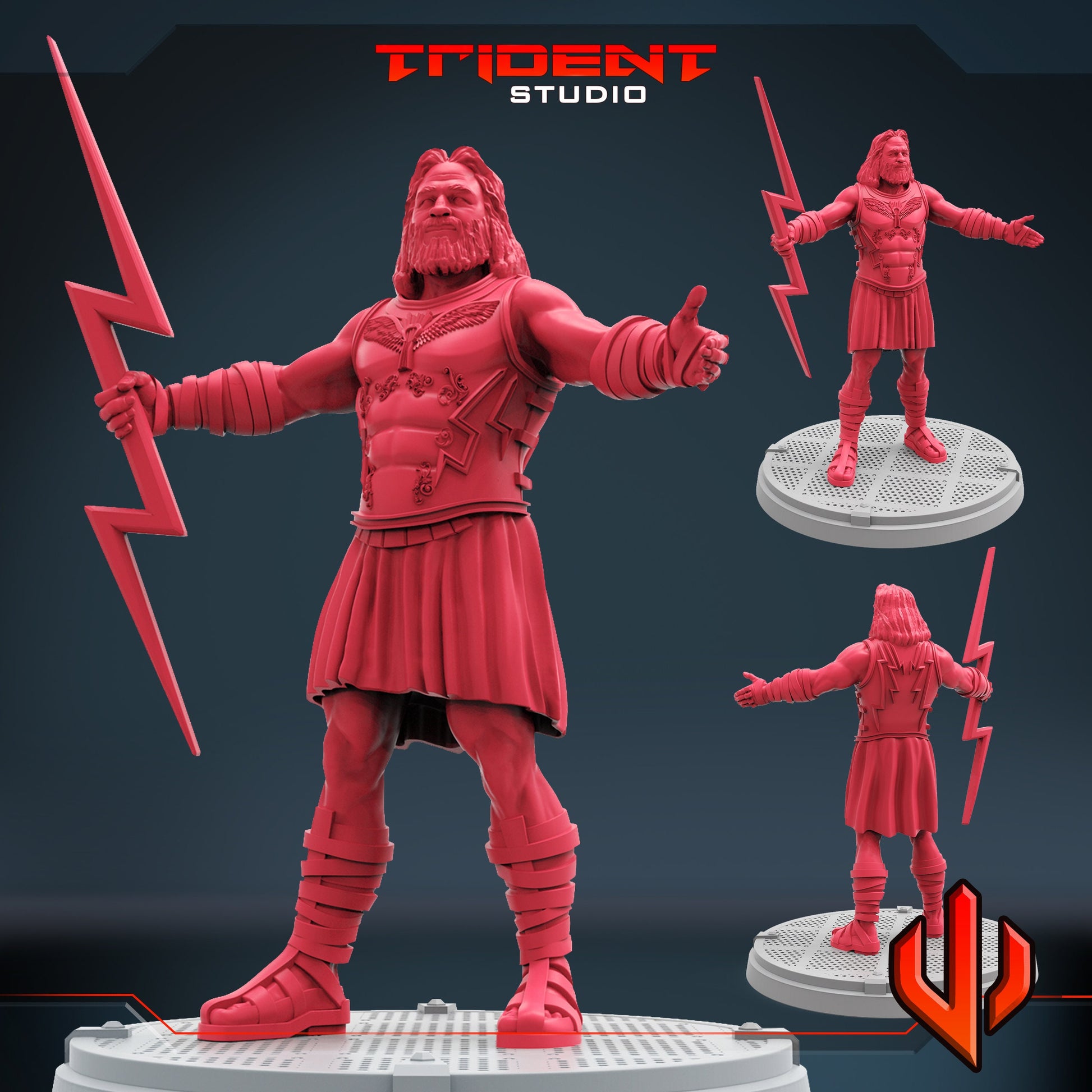 Zeus (Fan art sculpted by Trident Studio) (Crisis Protocol Proxy/Alternative)