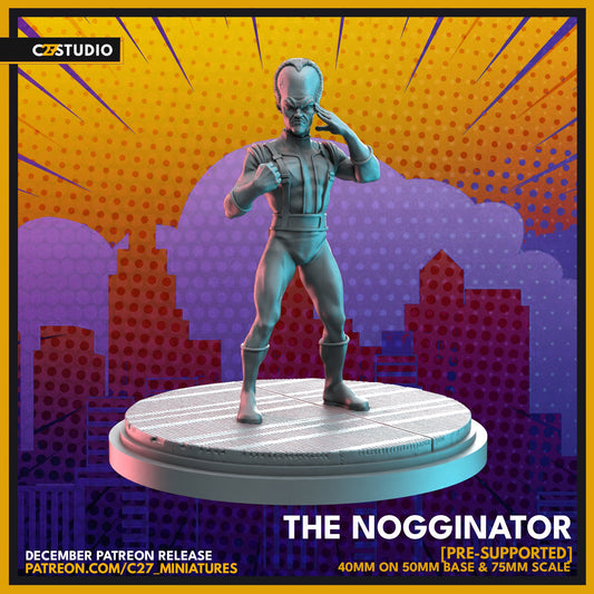 Leader / The Nogginator 40mm miniature (sculpted by C27 collectibles) (Crisis Protocol Proxy/Alternative)