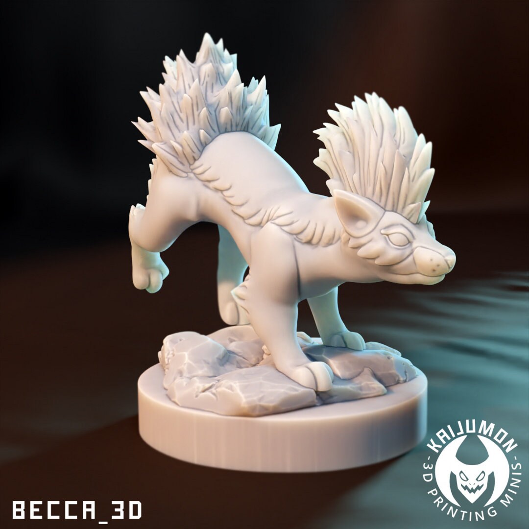 Fire Badger (sculpted by Kaijumon)