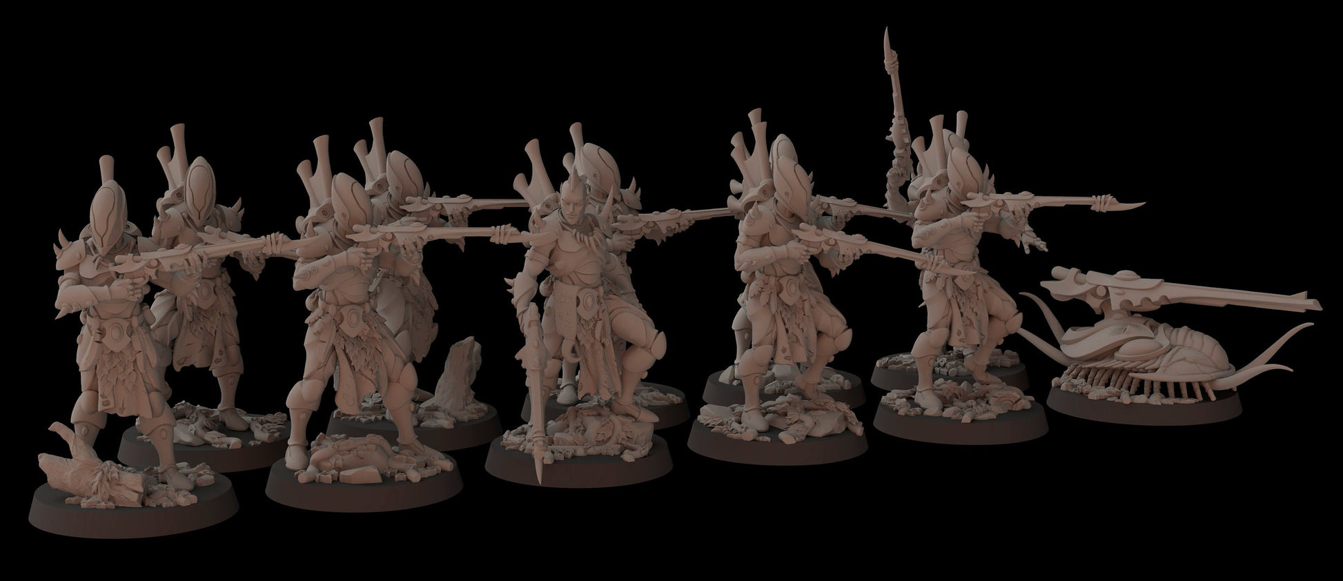 Aeterni Primeval Troops - set of 11 (Sculpted by Fantasy Cult Miniatures)