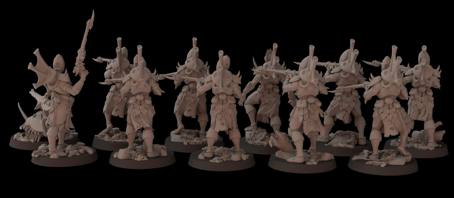 Aeterni Primeval Troops - set of 11 (Sculpted by Fantasy Cult Miniatures)