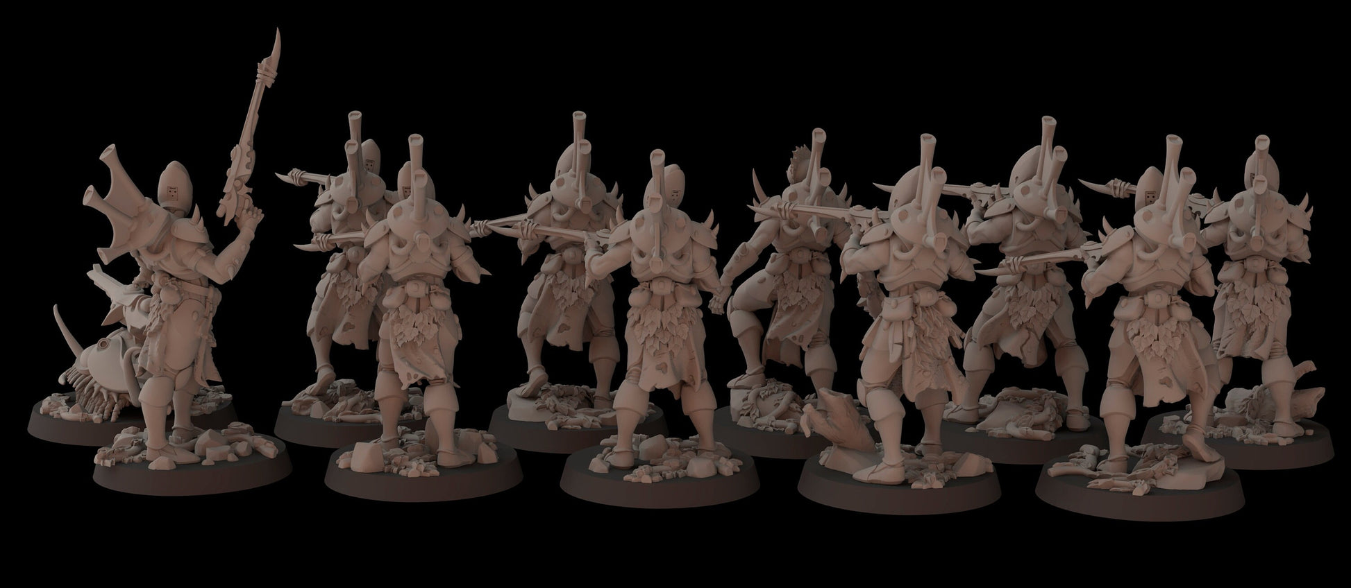 Aeterni Primeval Troops - set of 11 (Sculpted by Fantasy Cult Miniatures)