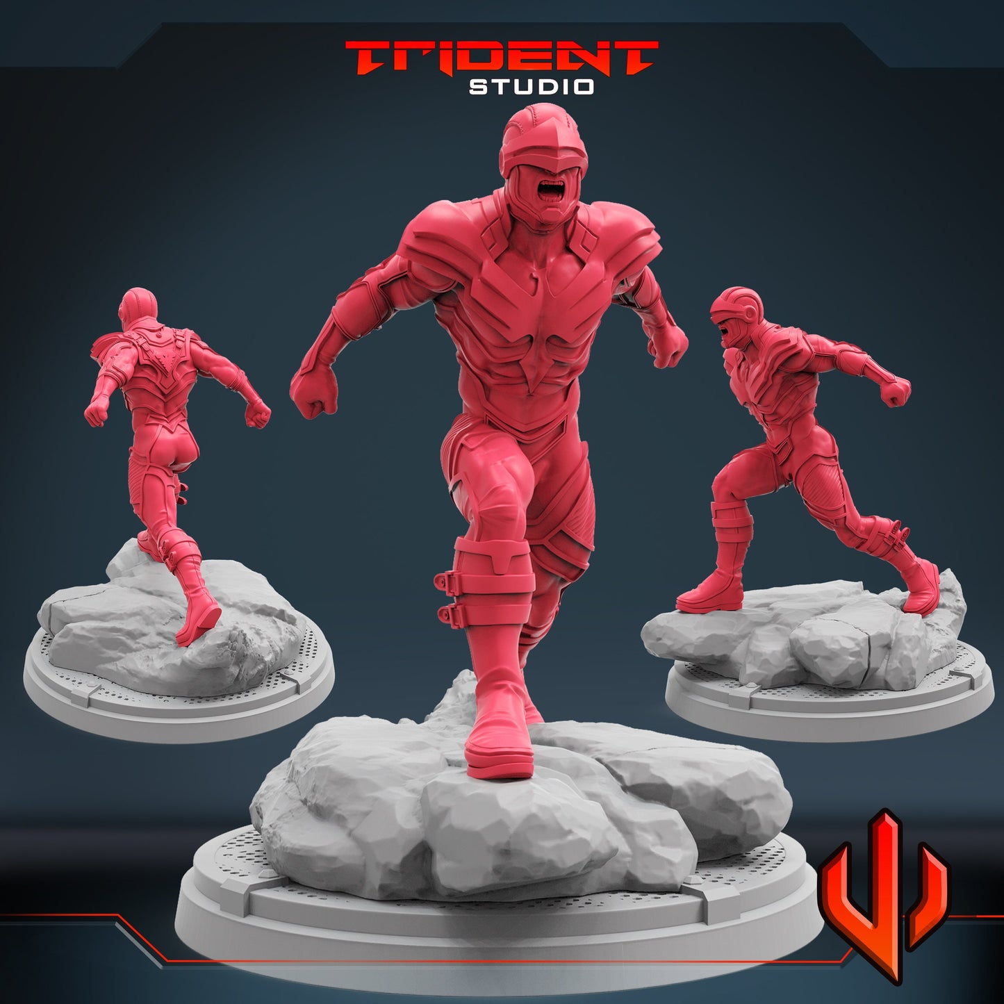 Phoenix Force Cyclops (Fan art sculpted by Trident Studio) (Crisis Protocol Proxy/Alternative)