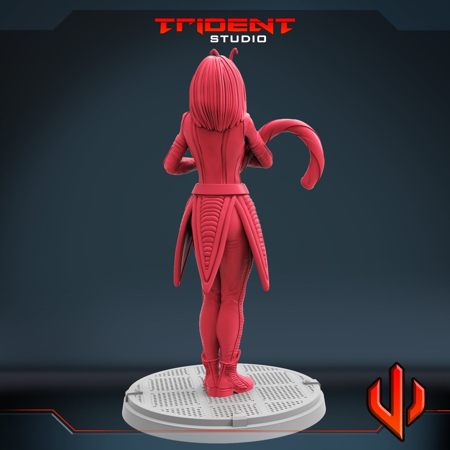 Xmas Mantis (Fan art sculpted by Trident Studio) (Crisis Protocol Proxy/Alternative)