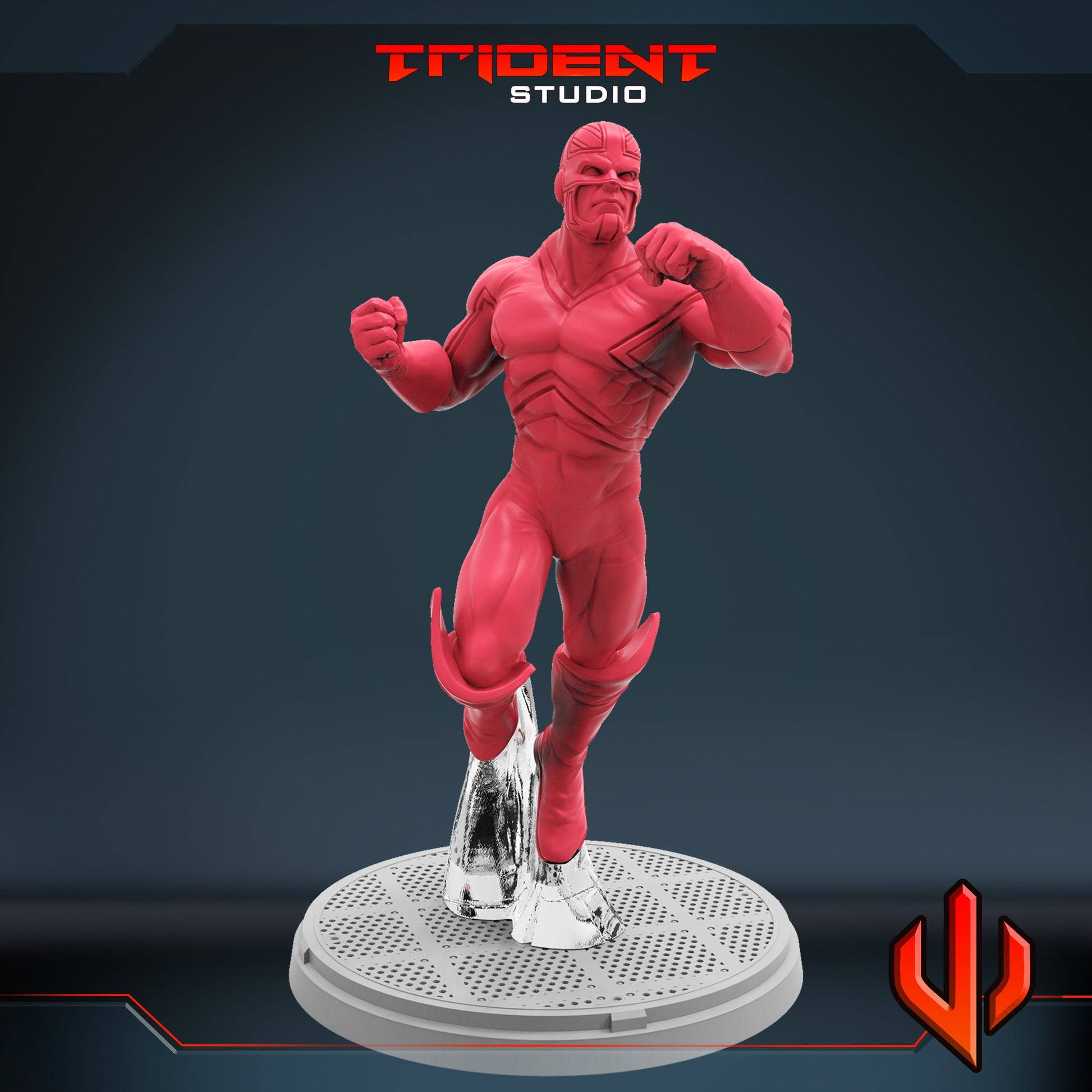 Captain Britain (Fan art sculpted by Trident Studio) (Crisis Protocol Proxy/Alternative)